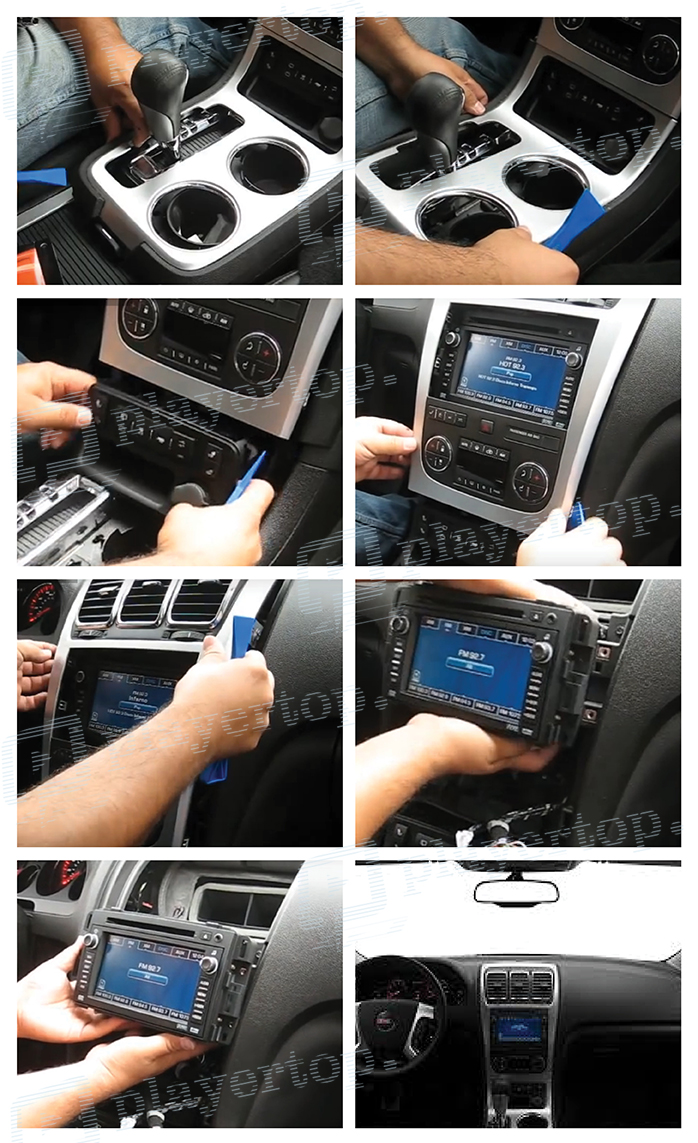 Installation autoradio GMC acadia